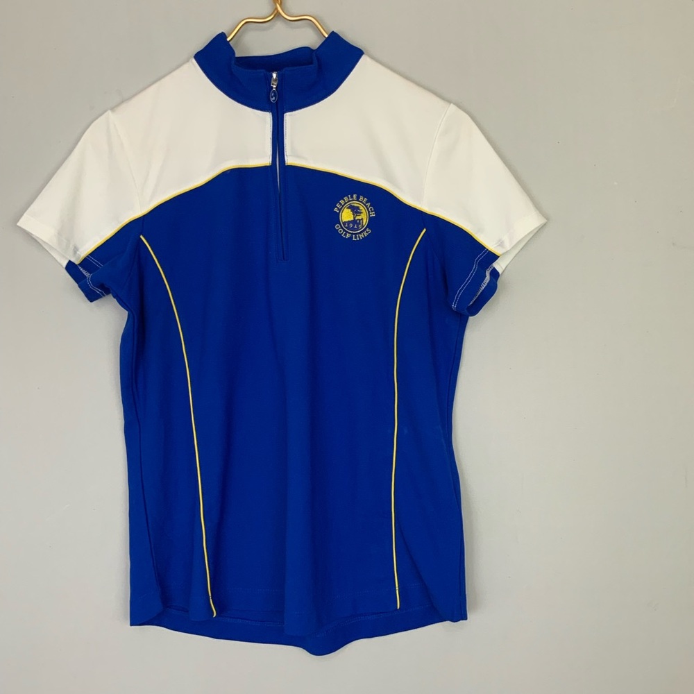 EP Pro Tour Tech Sz Medium Pebble Beach Golf Links Quarter Zip Women’s Shirt